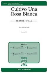 Cultivo una Rosa Blanca SATB choral sheet music cover